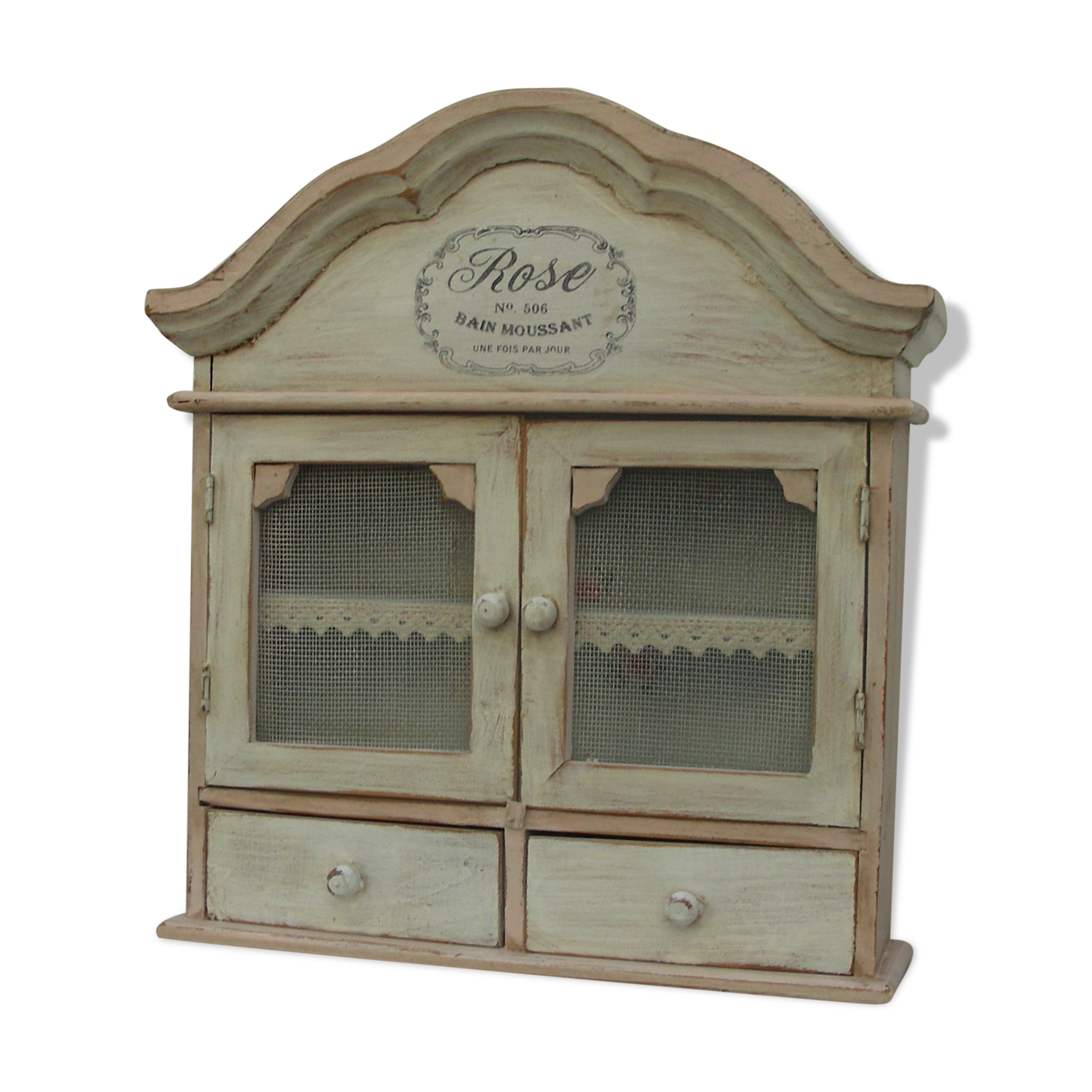 Weathered wall cabinet