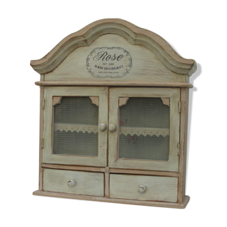 Armoire murale patinée