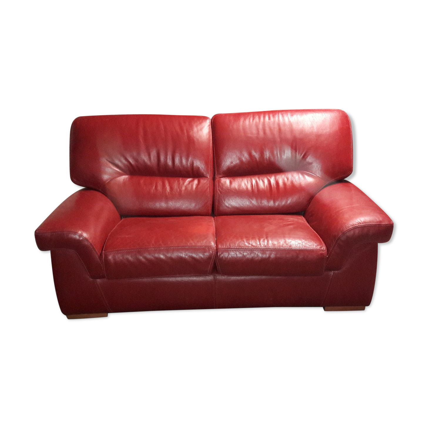2-seater leather sofa