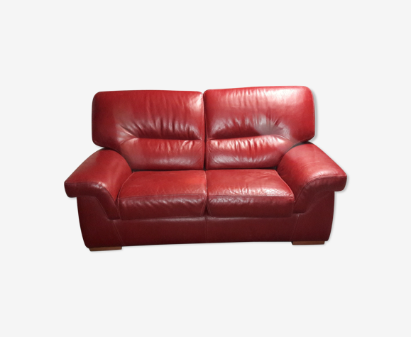 2-seater leather sofa