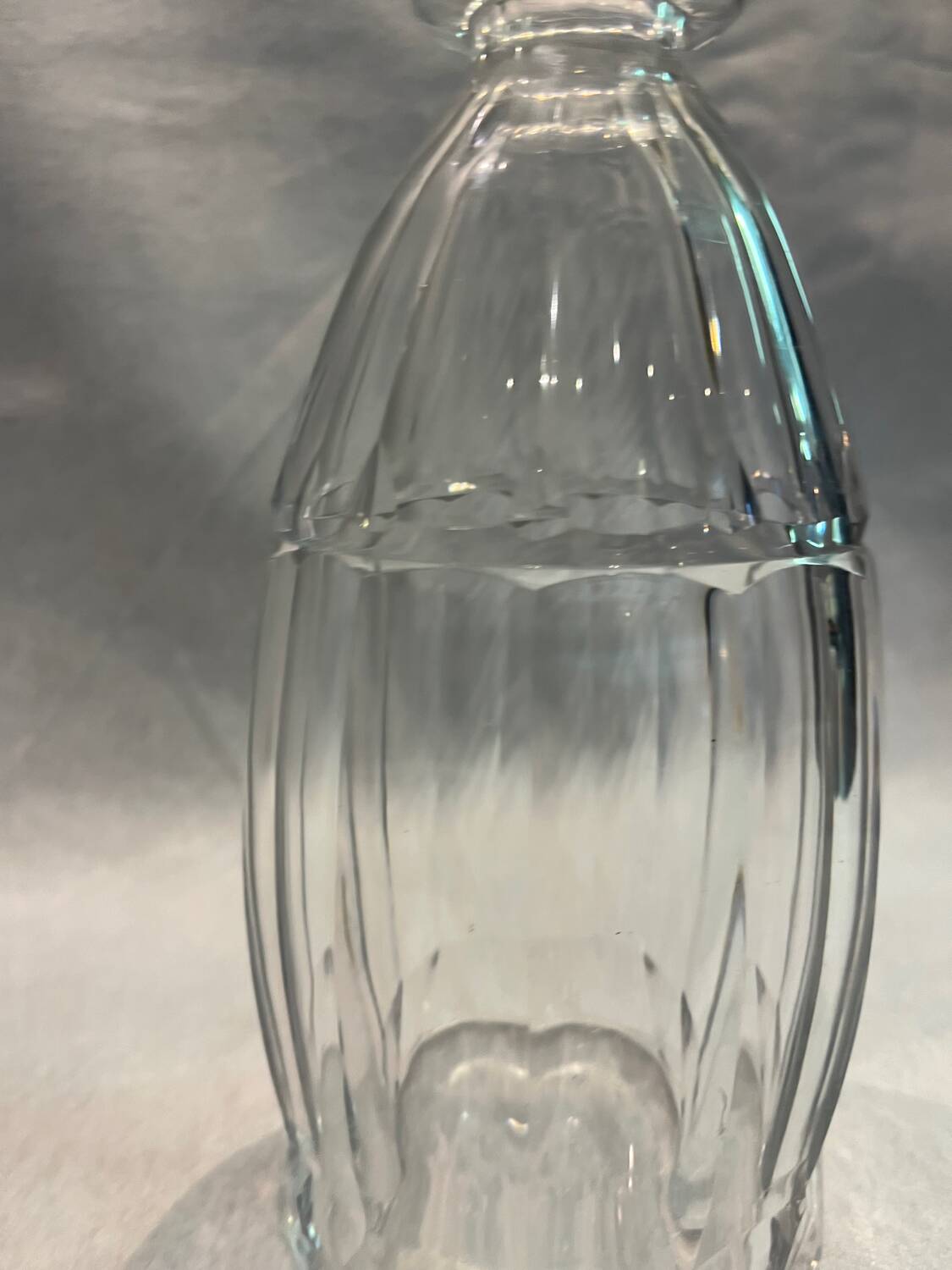 Nancy crystal carafe, 1930s