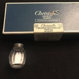 Set of 4 “Christofle” salt pots in solid silver