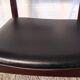 Chaise style scandinave en bois massif années 60