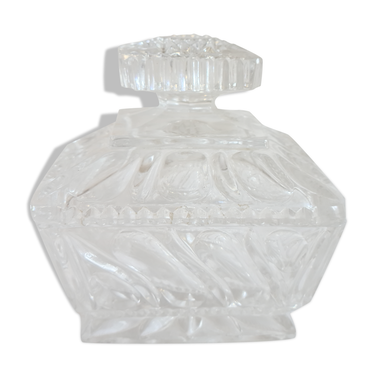 Moulded crystal powder