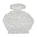 Poudrier en cristal moulé