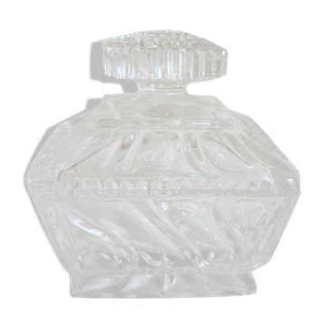 Moulded crystal powder