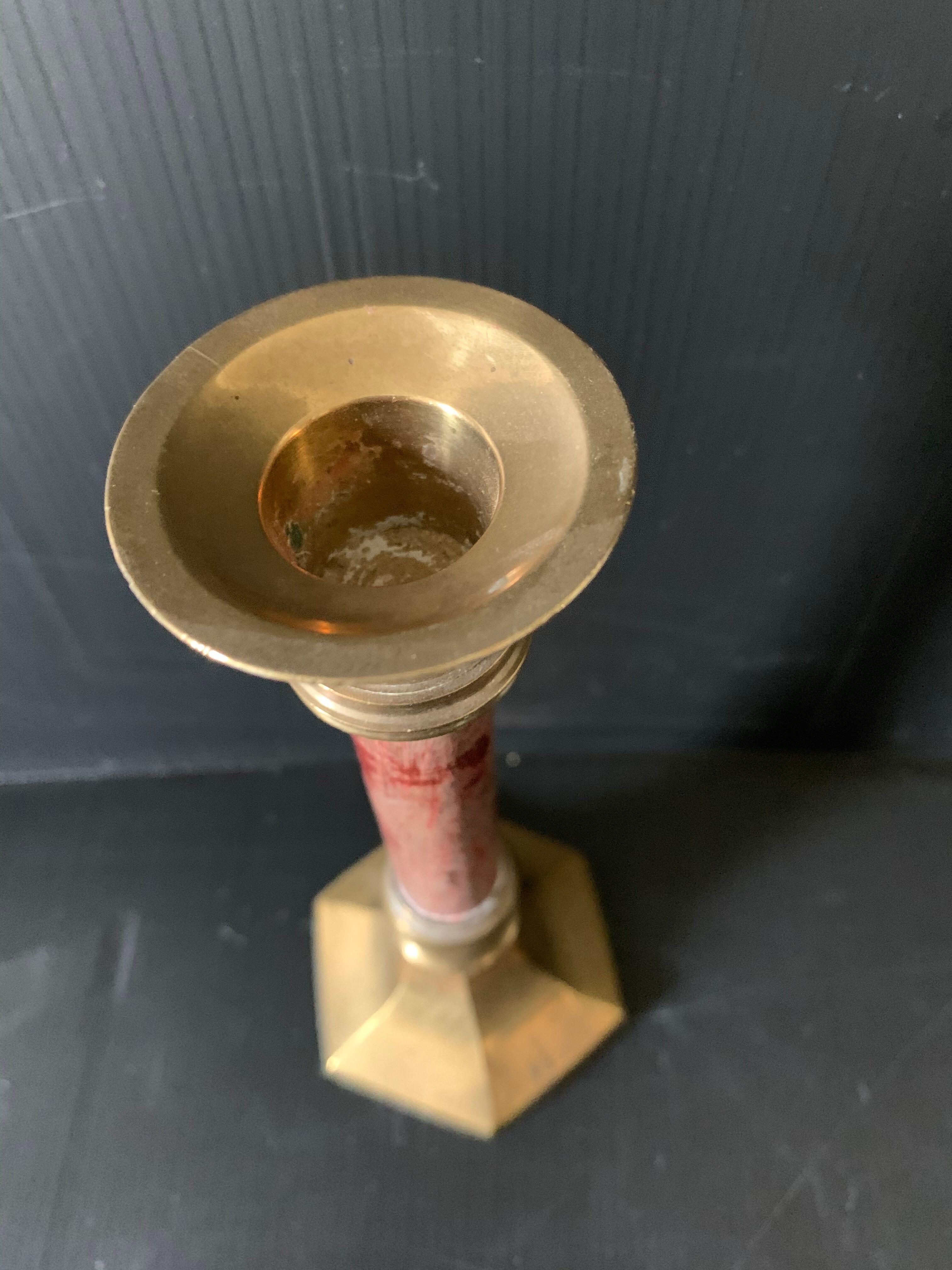 Brass Bougeoir