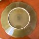 10 assiettes Niderviller en faïence vert olive