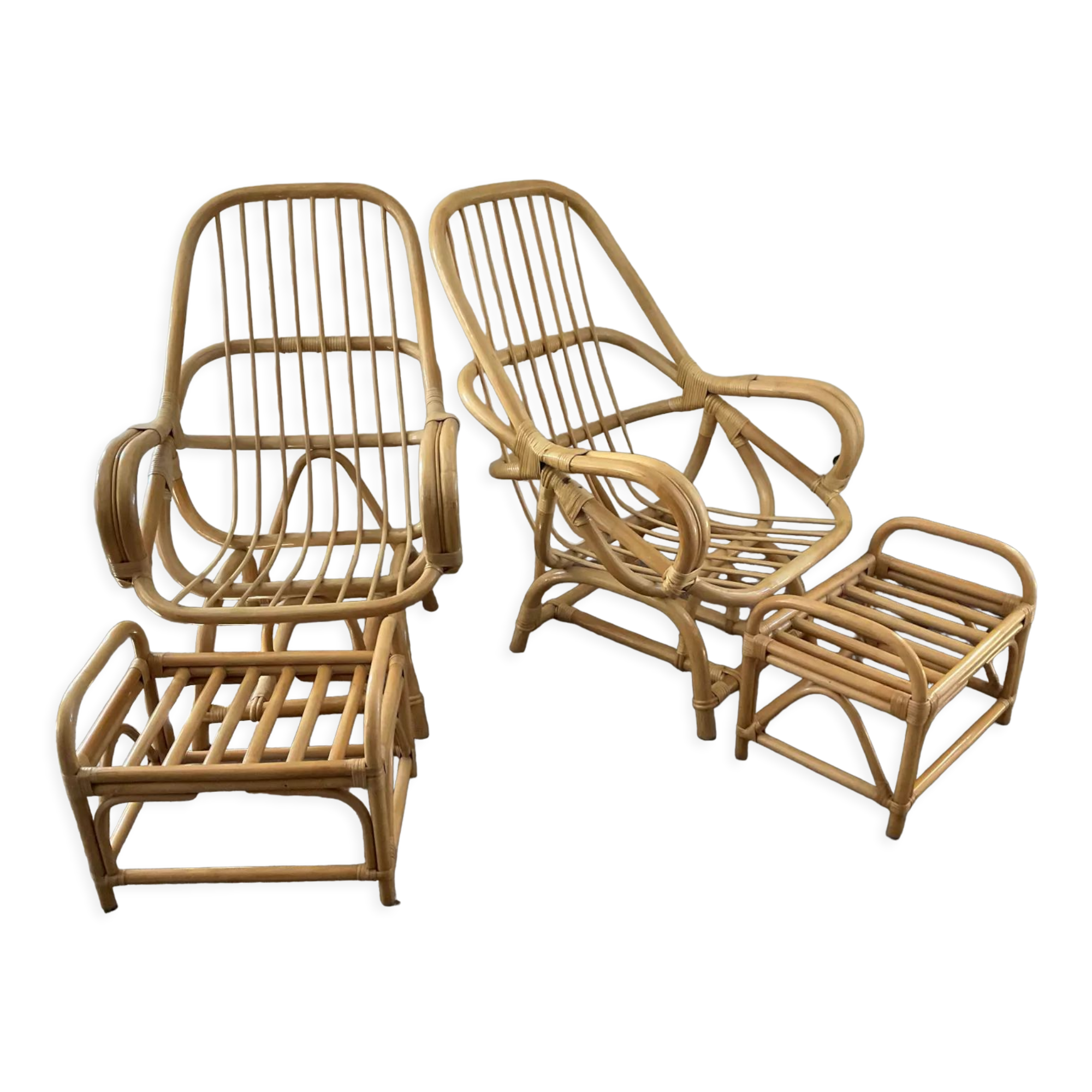 Rattan ensemble from the 70s