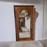 Large wooden mirror