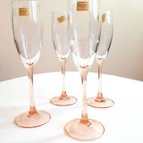 Vintage champagne flutes