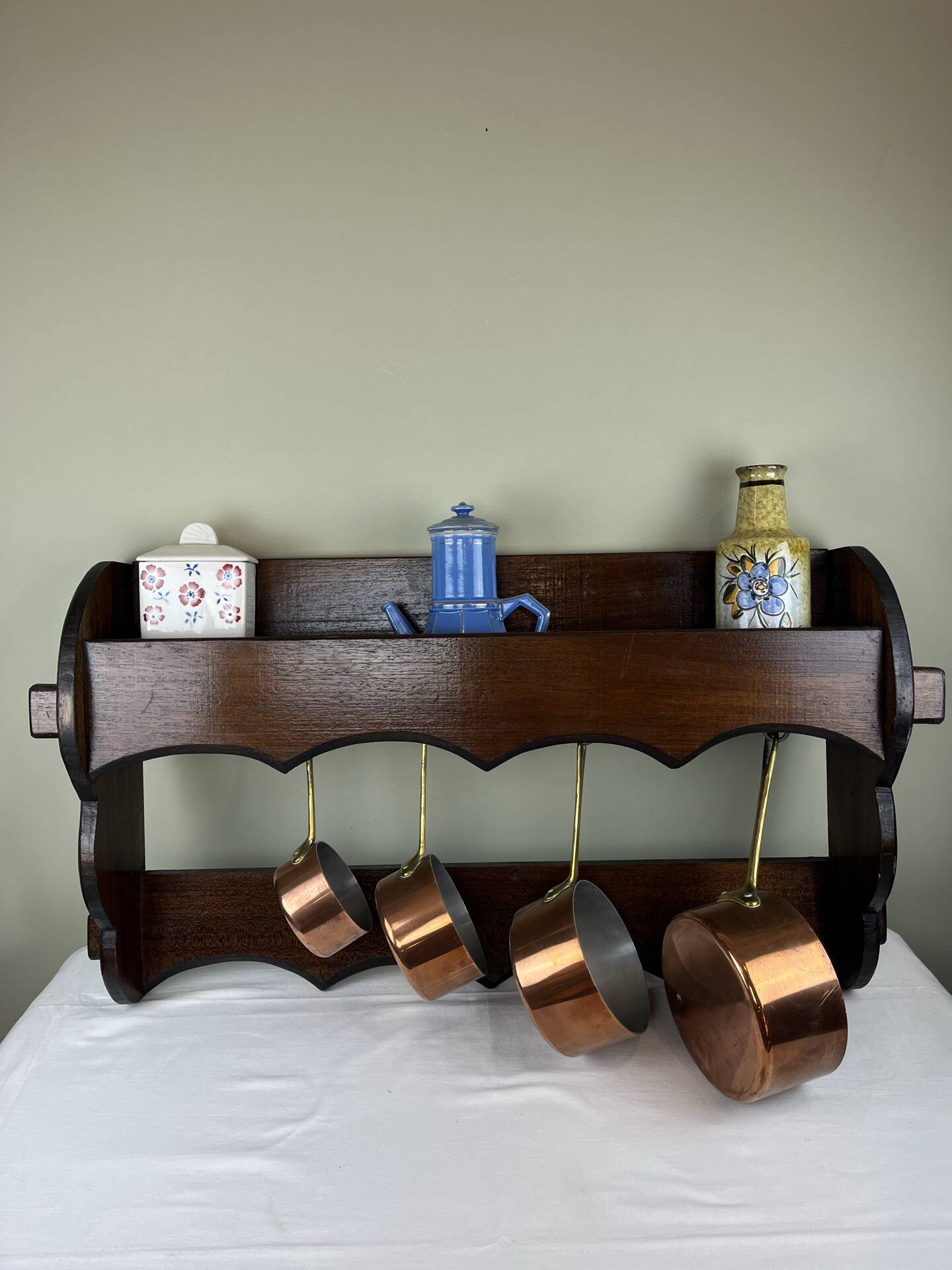 Antique wall shelf