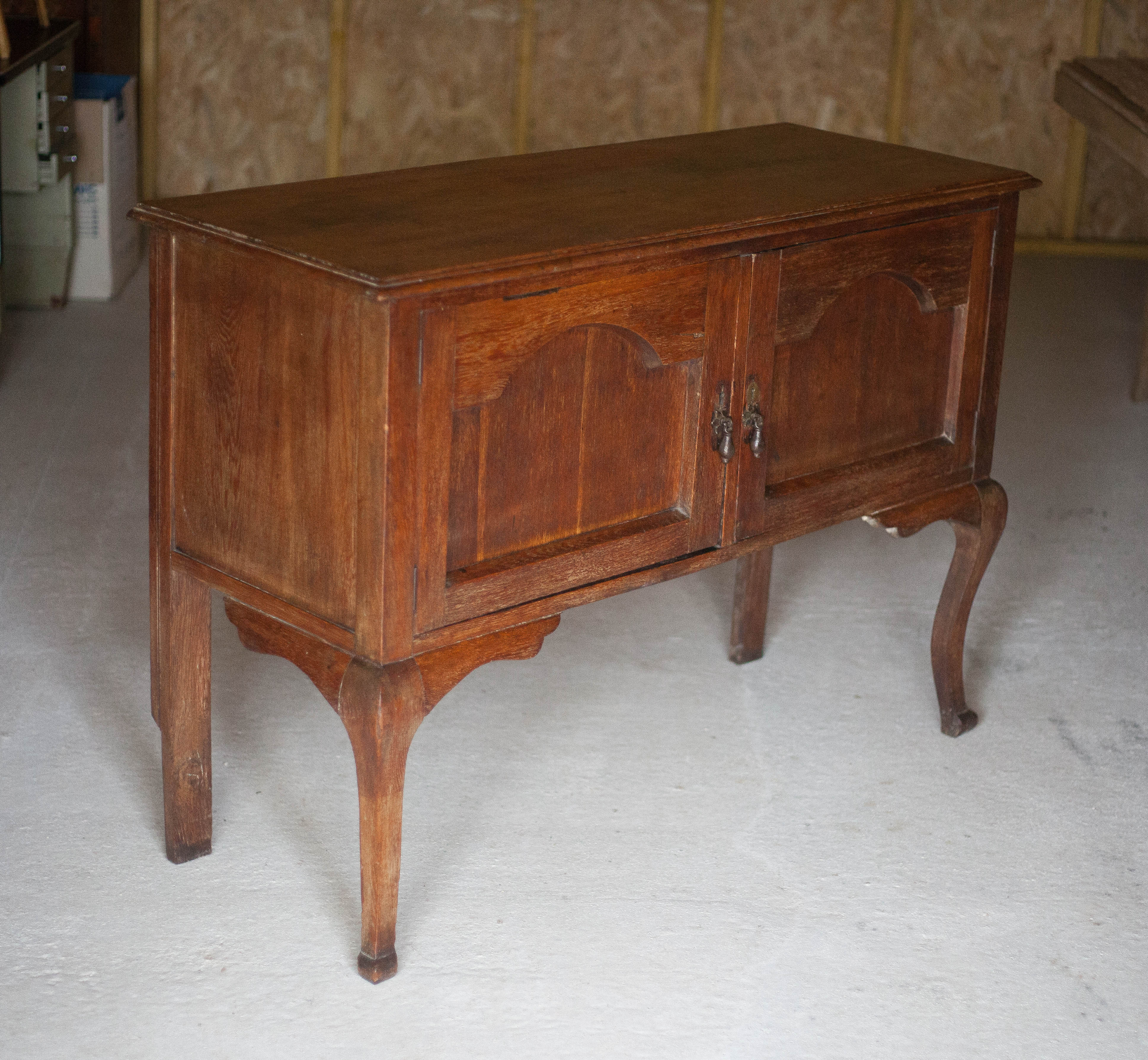 Buffet 2 portes, meuble bois, buffet sur pied, meuble de rangement vintage
