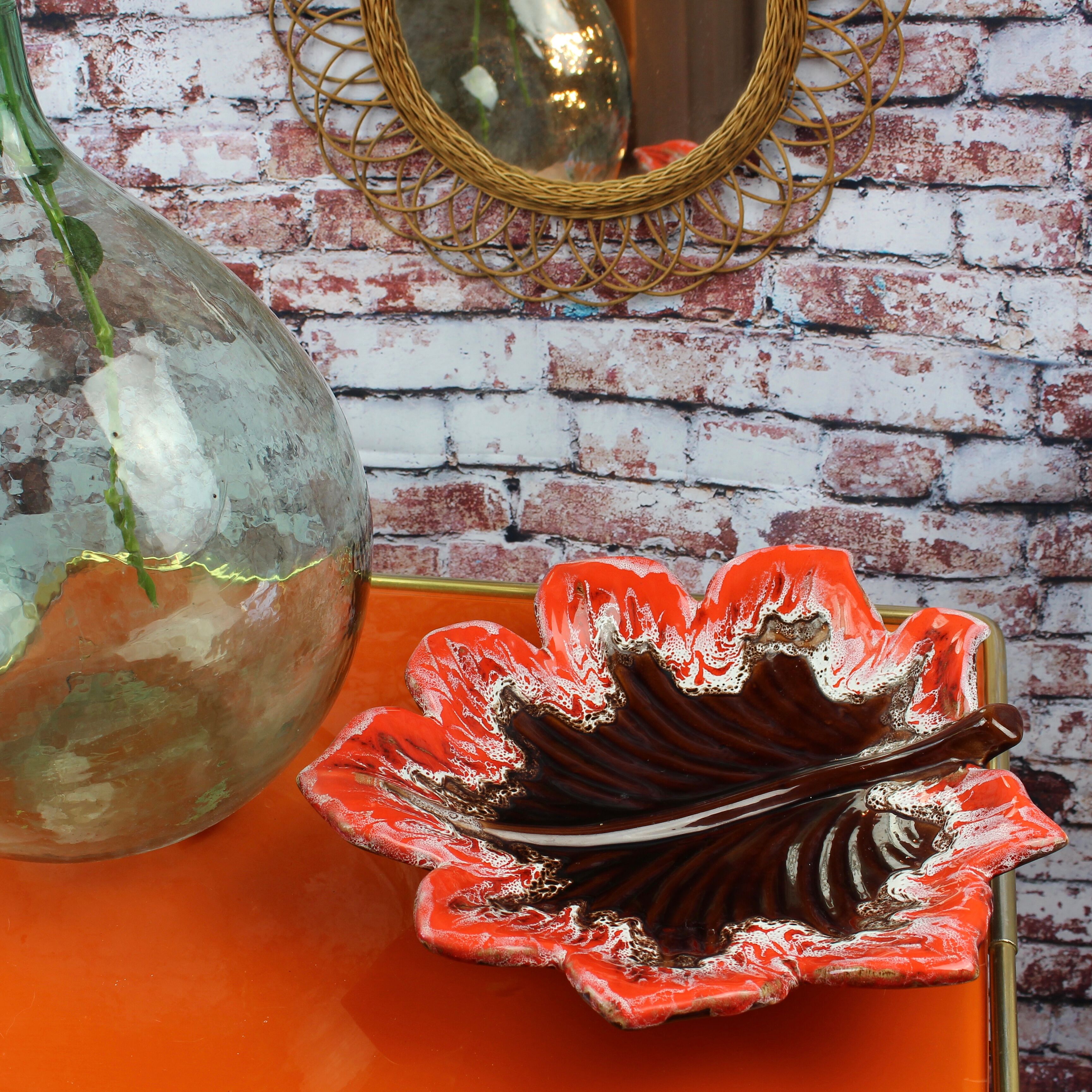 Cut Vallauris Orange 1950s