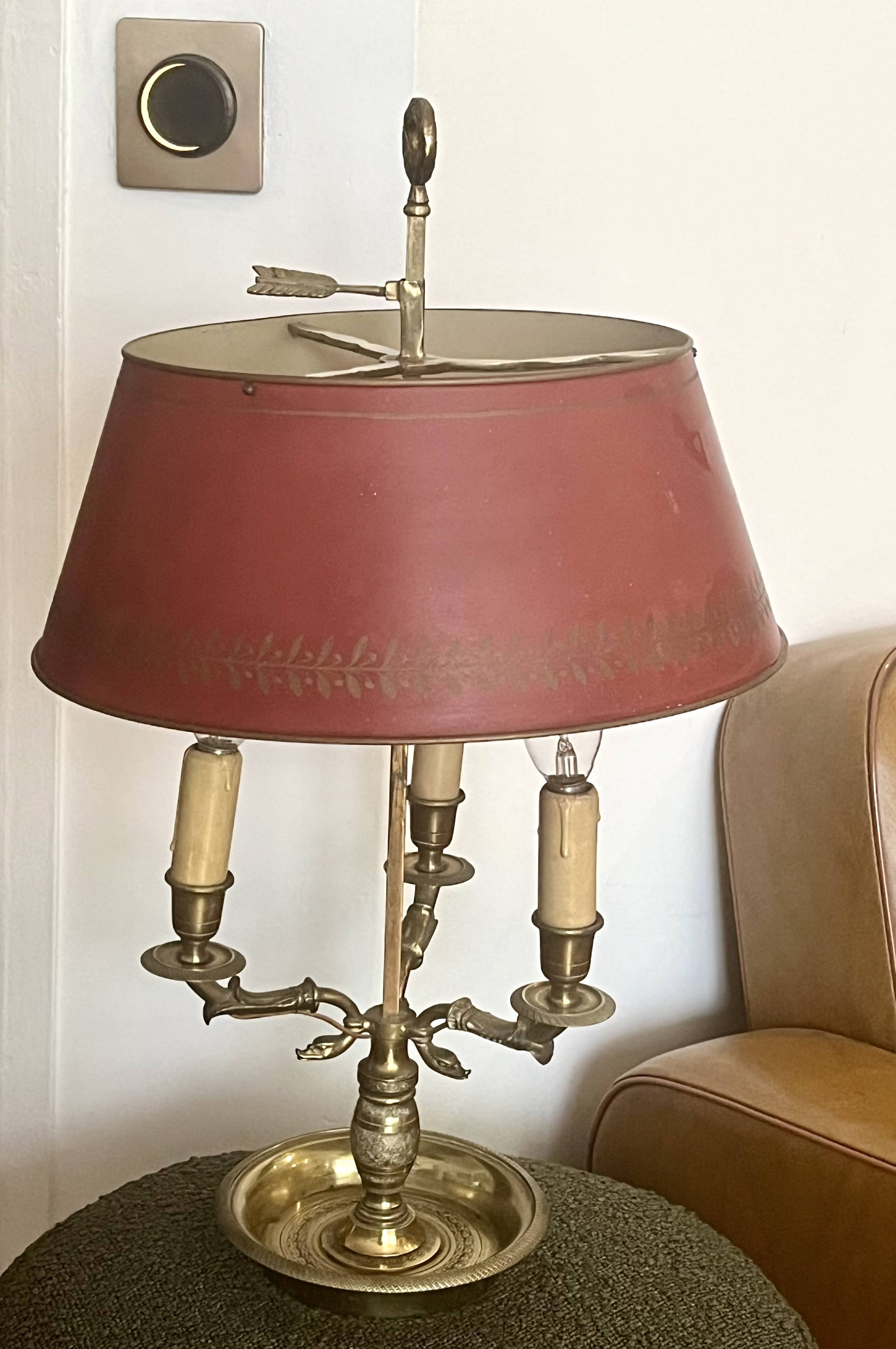 Lampe Bouillotte - Bronze - Style Empire