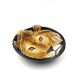 Mid-century lion ceramic plate / vide poche, Italy 1970s