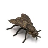Metal ashtray in the shape of a fly, 1950s
