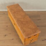 Vaulting Box as Shoe Cabinet, Bench on Wheels