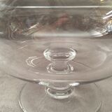 Coupe sur piedouche en cristal massif design art de la rable