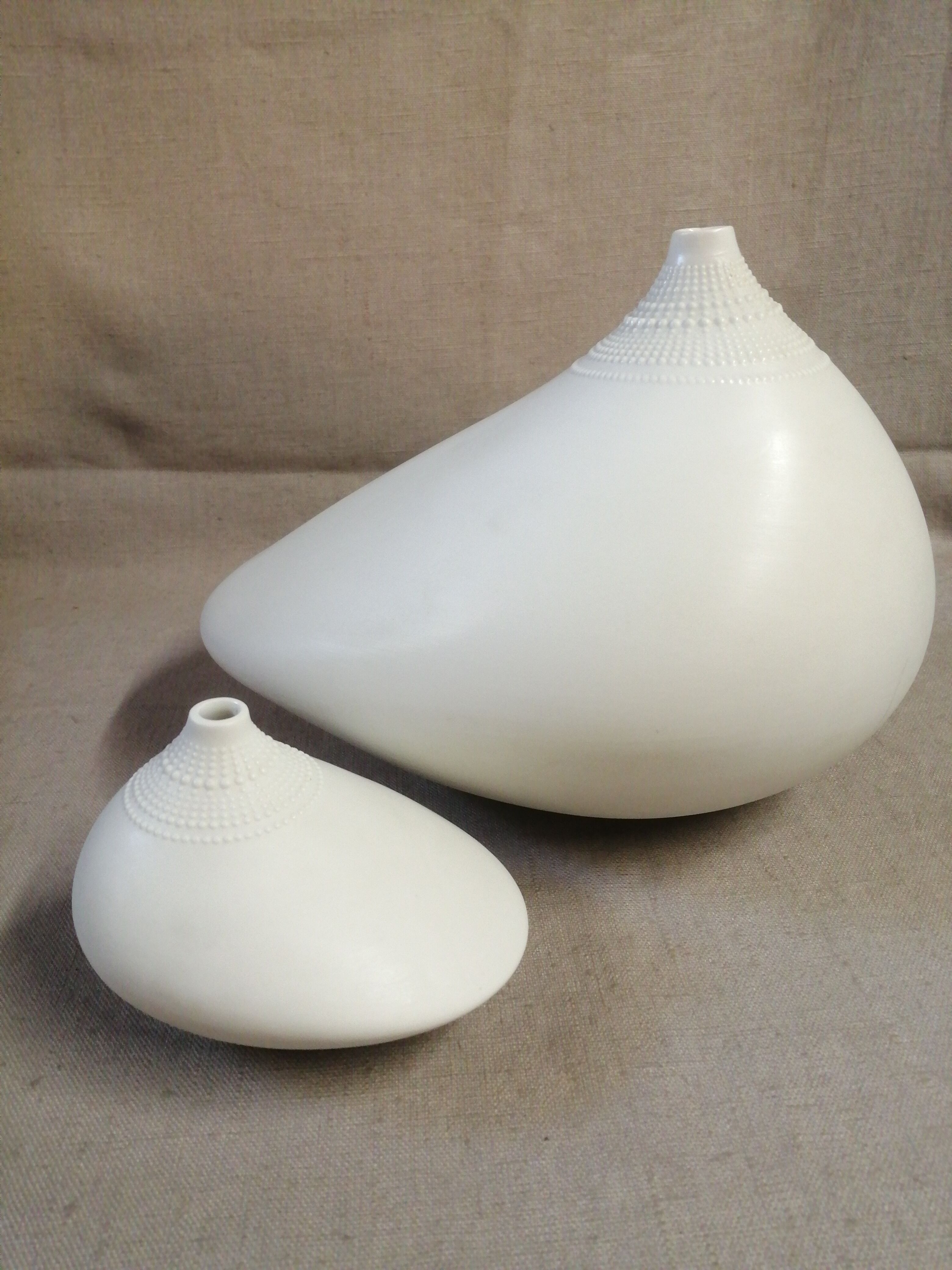 Pair of vintage Pollo vases