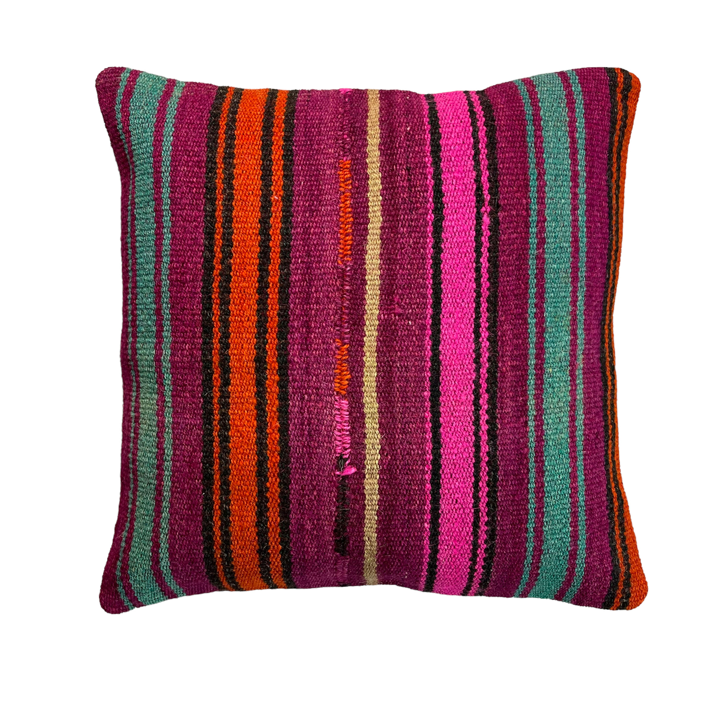 Housse de coussin kilim turc vintage 40 x 40 cm