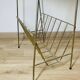 Perforated metal magazine rack