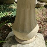 Old garden furniture in reconstituted stone