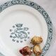 Flat plates 3, Terre de fer, Francis I motif, Salins, France