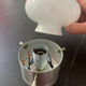 Vintage 1970s opaline wall light ST Valenti Italy lamp Gaetano Scoliari