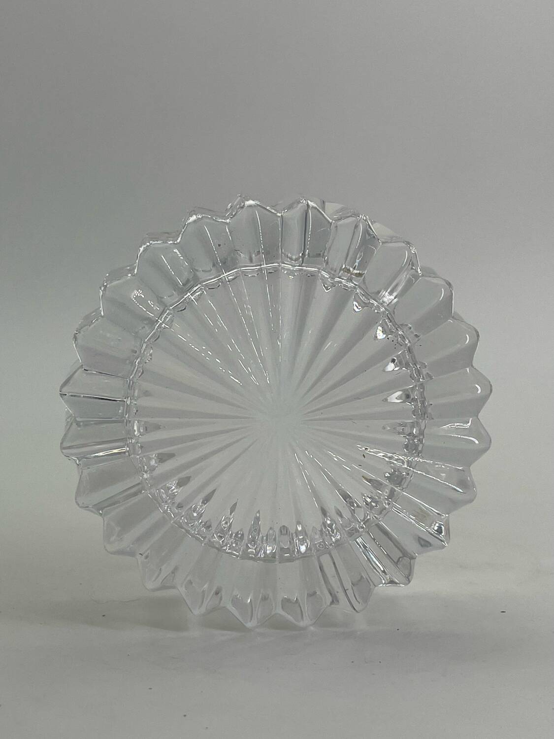 Cendrier/ vide poche en cristal vintage