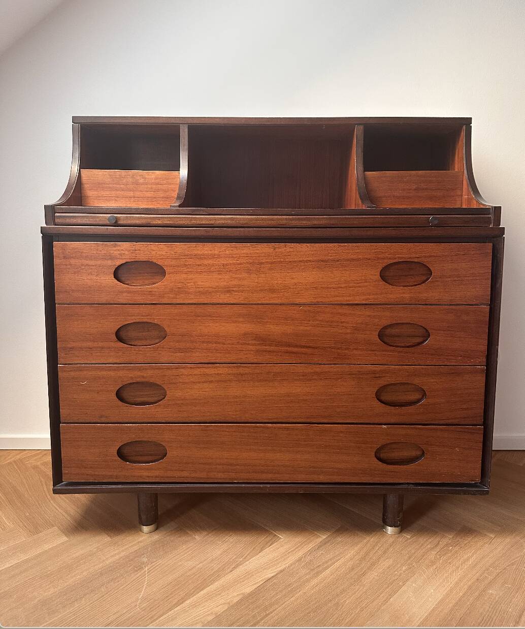 Italian Secretary / Commode by Gianfranco Frattini / Bernini