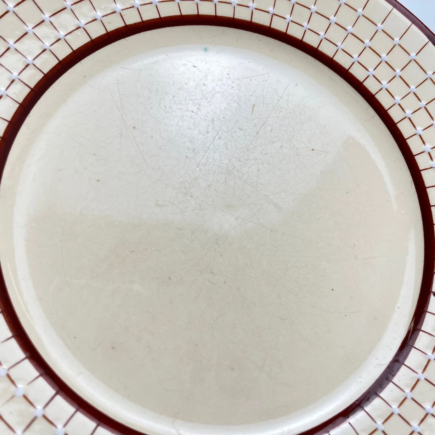 Set of 6 flat plates Longchamp model "Colmar"