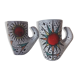 Mug soleil fat lava vintage Vallauris