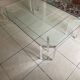 Octagonal Glass and Lucite Coffee Table, Karl Springer, USA Mid-Century Vintage