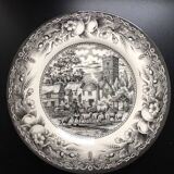 Assiette Royal Stafford Dessert Herdsman Black