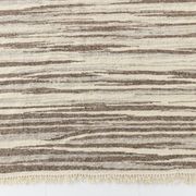 8x10 Striped Pattern Brown & Beige Vintage Kilim Rug, 232x291Cm