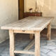 Large farmhouse table - solid oak - drawer
