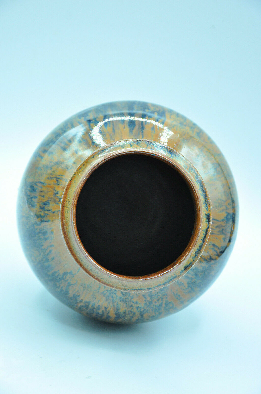 Flamed enamelled vase by Jacques Marchand the tourie collection 1