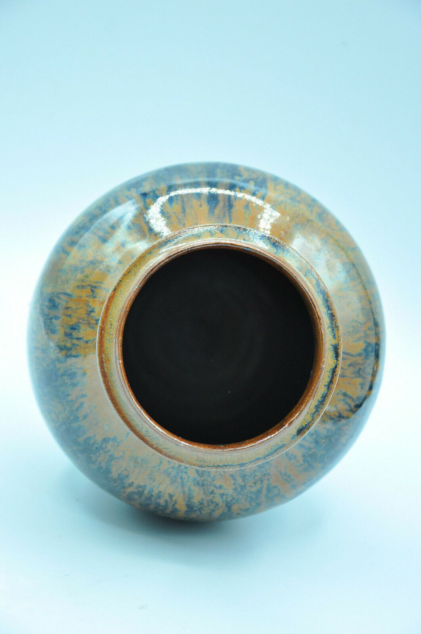 Flamed enamelled vase by Jacques Marchand the tourie collection 1