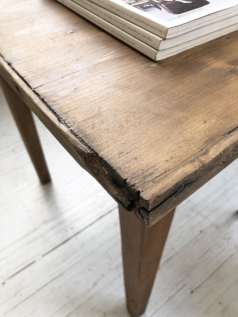 Pine and oak farm table