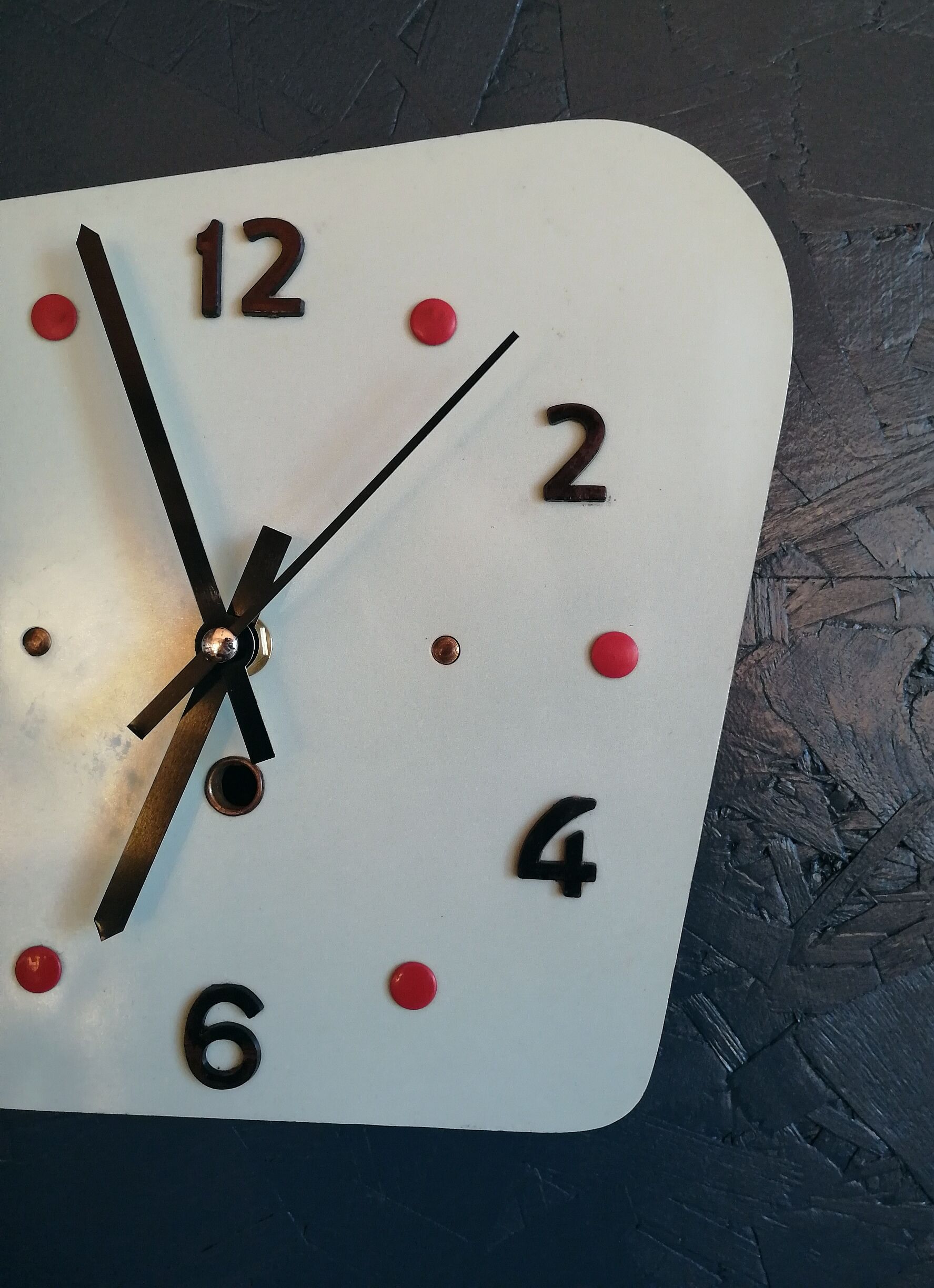 Vintage clock, "Blue Sky" wall clock