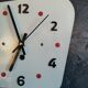 Vintage clock, "Blue Sky" wall clock