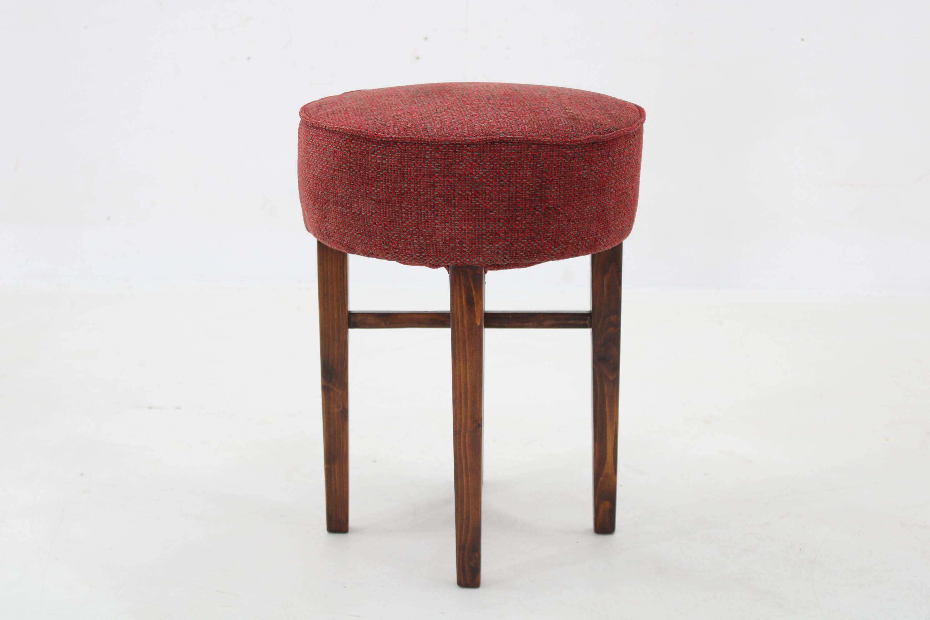 Tabouret Art Déco des années 1940, Tchécoslovaquie