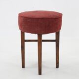 1940s Art deco Stool, Czechoslovakia