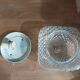 Ceiling lamp diamond molded glass metal base
