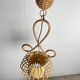 Vintage rattan suspension, 1950