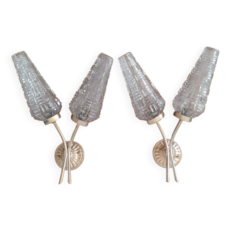 2 appliques art deco