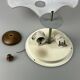 60s 70s Lamp Fixture Ceiling Lamp Flush Mount Doria Glass Space Age