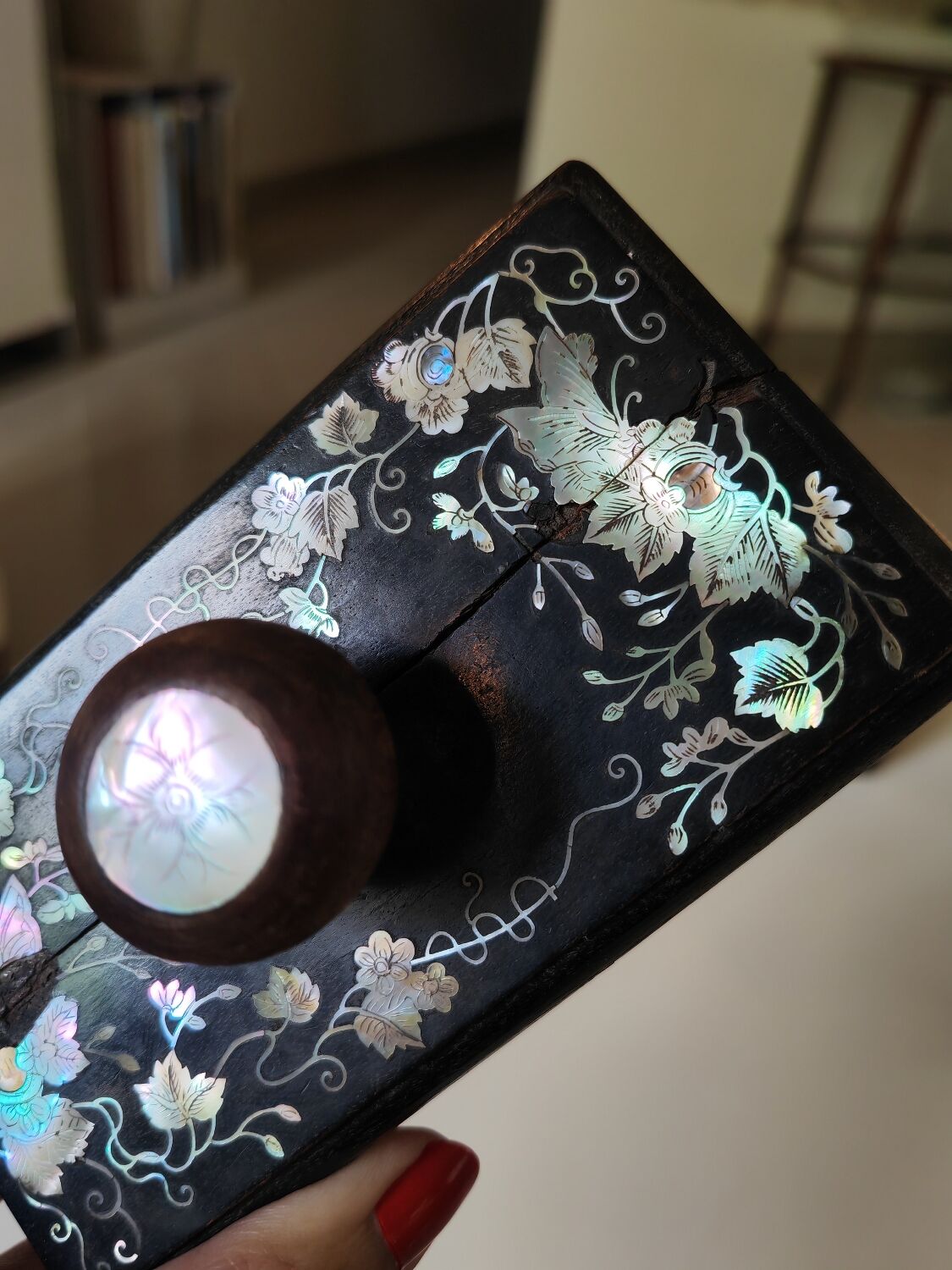 Napoleon III press stamp