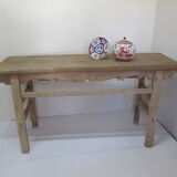 Console pickled wood